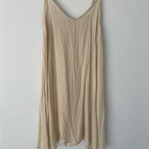 Free People Simple Cream Slip Dress